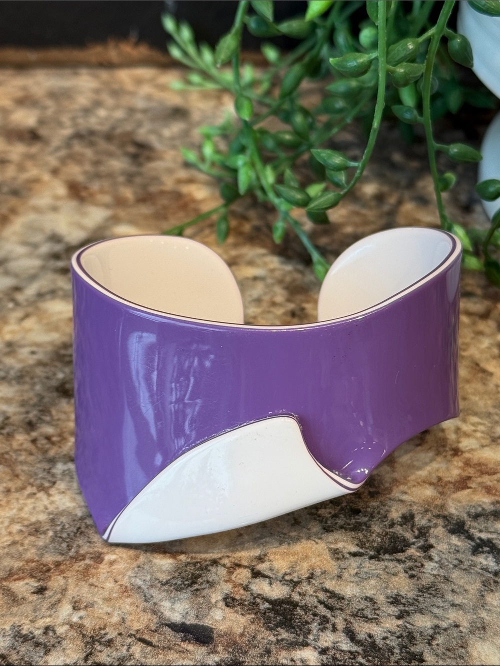 Vintage Acrylic Cuff Bracelet